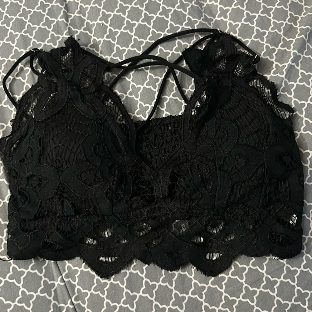Black bralette from rue 21, Worn a few times